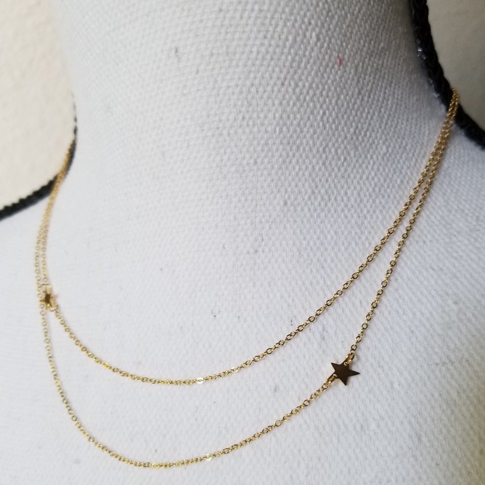 Jennifer Zeuner Women's Double Star Necklace